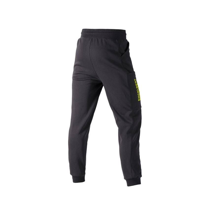 Beklædning: Sweatpants e.s.trail + sort/syregul 3