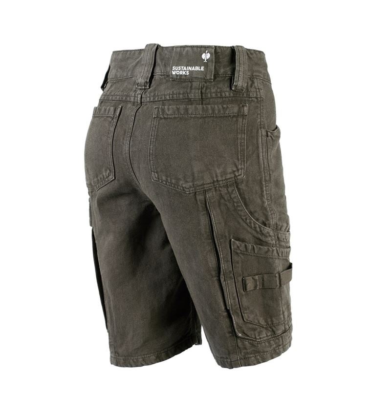 Work Trousers: Shorts e.s.botanica, ladies' + naturegreen 3