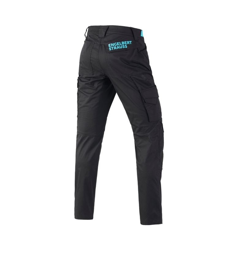 Topics: Trousers e.s.trail + black/lapisturquoise 3