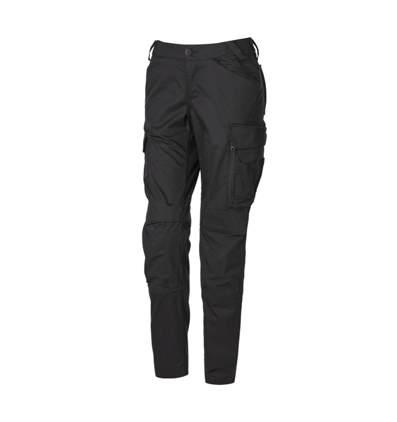 Clothing: Trousers e.s.trail pure, ladies' + black 6