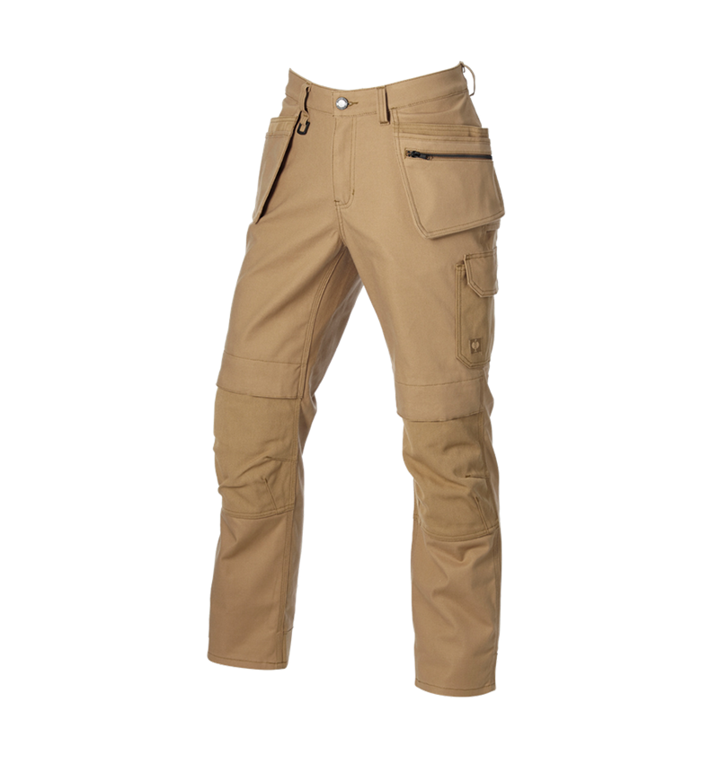 Clothing: Worker trousers e.s.iconic tool-pouch + almondbrown 7