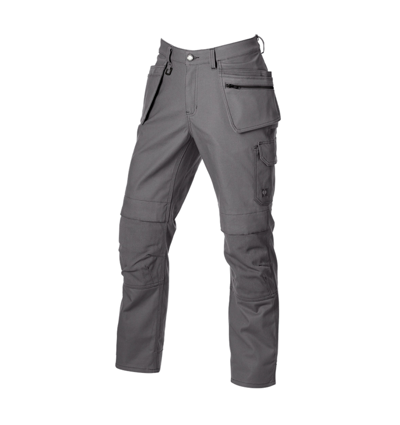 Clothing: Worker trousers e.s.iconic tool-pouch + carbongrey 7