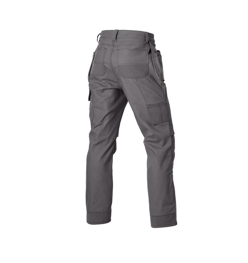 Clothing: Worker trousers e.s.iconic tool-pouch + carbongrey 8