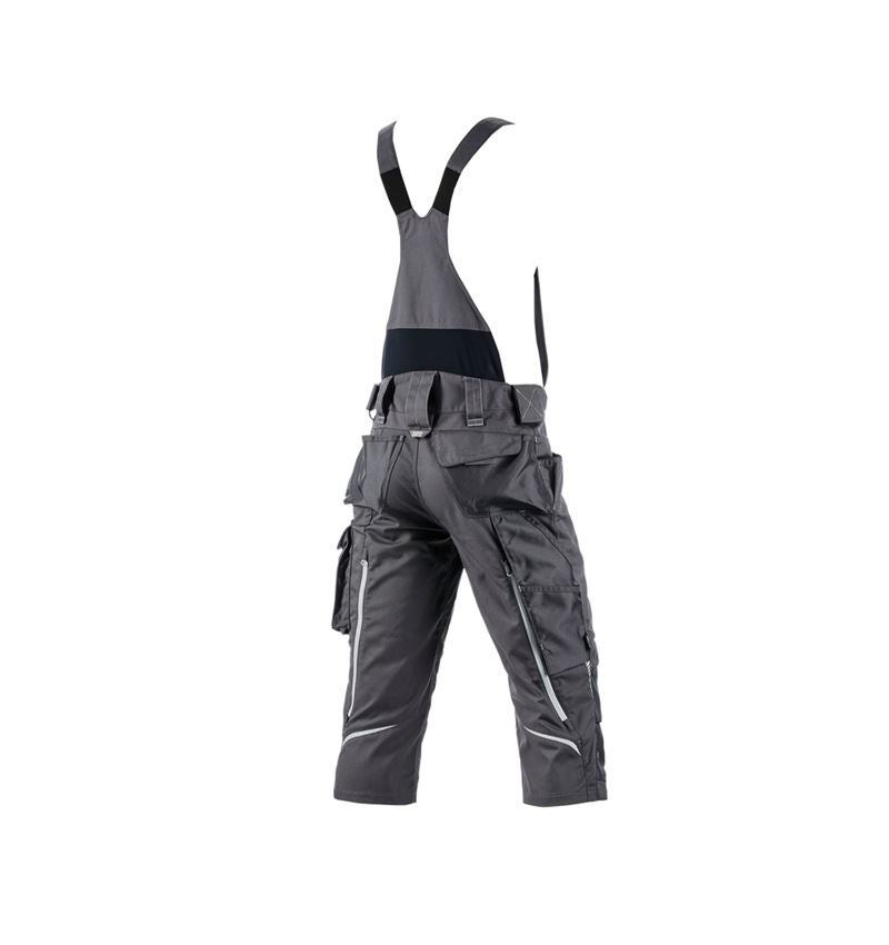 Work Trousers: 3/4 bib & brace e.s.motion 2020 + anthracite/platinum 1
