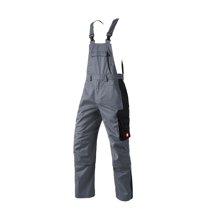 Work Trousers: Bib & Brace e.s.active + grey/black 2