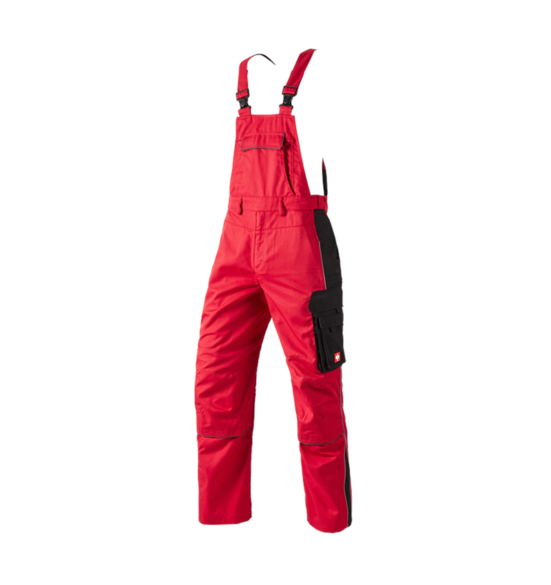 Gardening / Forestry / Farming: Bib & Brace e.s.active + red/black 2