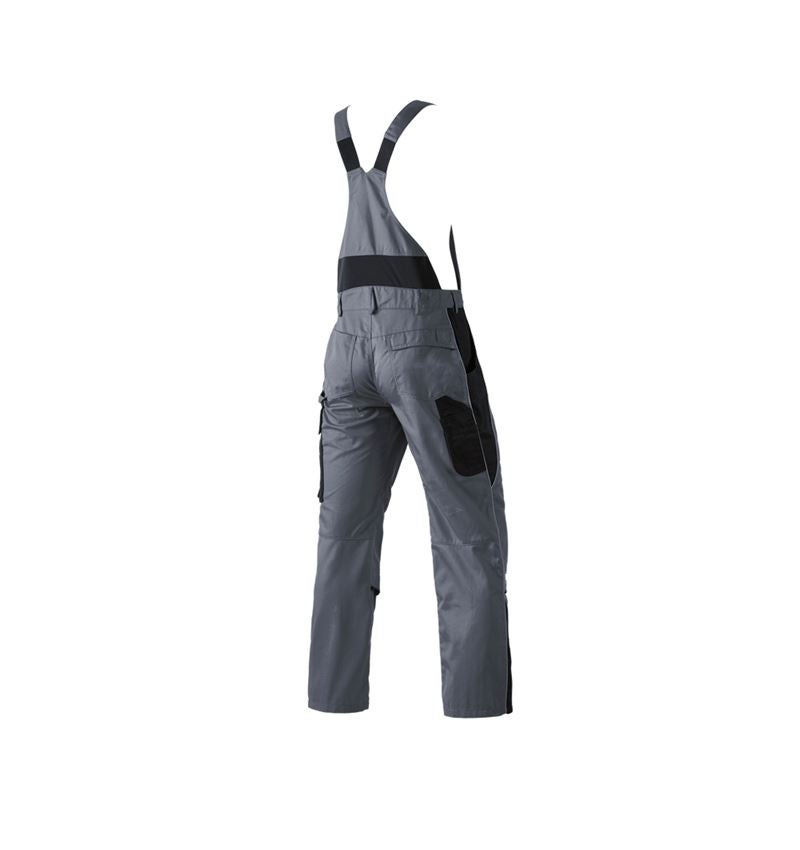 Work Trousers: Bib & Brace e.s.active + grey/black 3