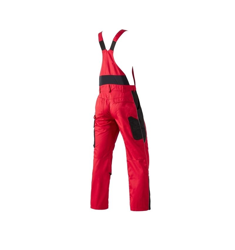 Gardening / Forestry / Farming: Bib & Brace e.s.active + red/black 3