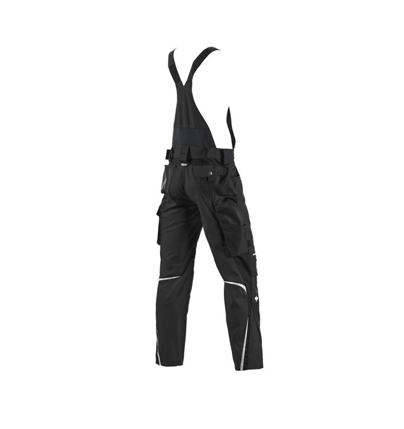 Work Trousers: Bib & brace e.s.motion + black 2