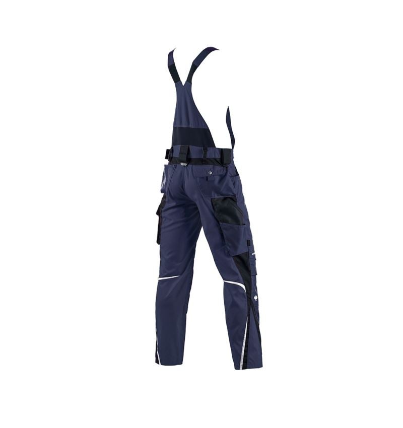 Work Trousers: Bib & brace e.s.motion + navy/black 3