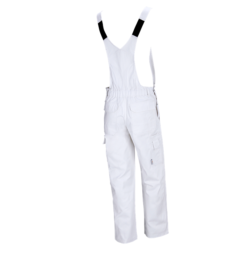 Work Trousers: STONEKIT Bib & Brace Aalborg + white 1