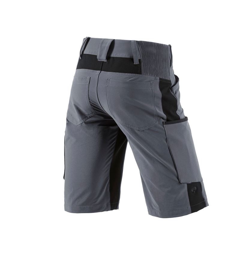 Arbejdsbukser: Shorts e.s.vision stretch, herrer + grå/sort 2
