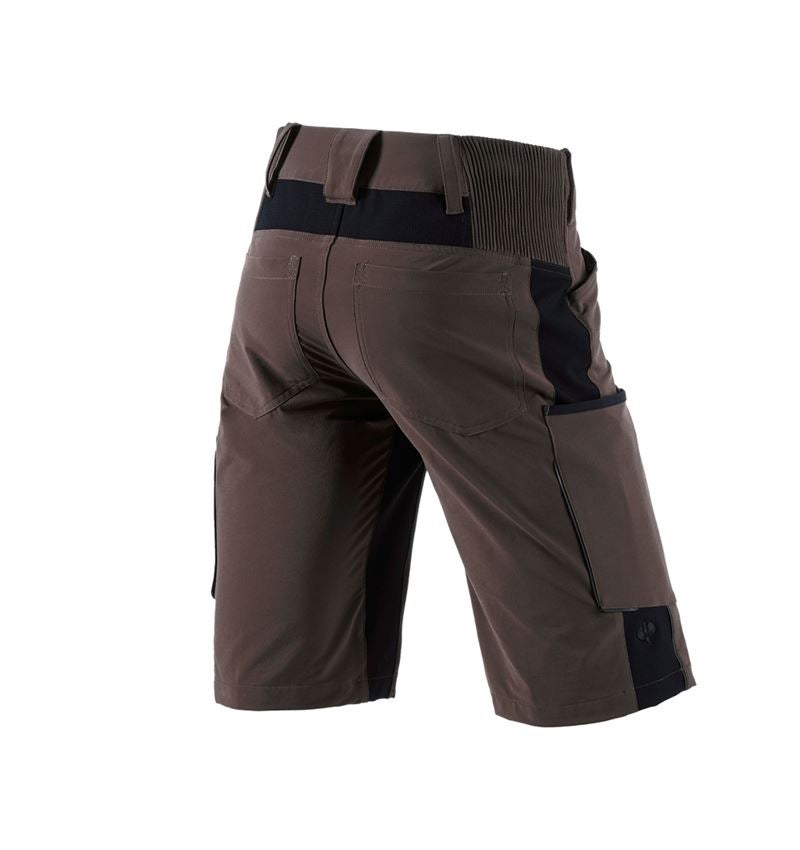 Gartneri / Landbrug / Skovbrug: Shorts e.s.vision stretch, herrer + kastanje/sort 3