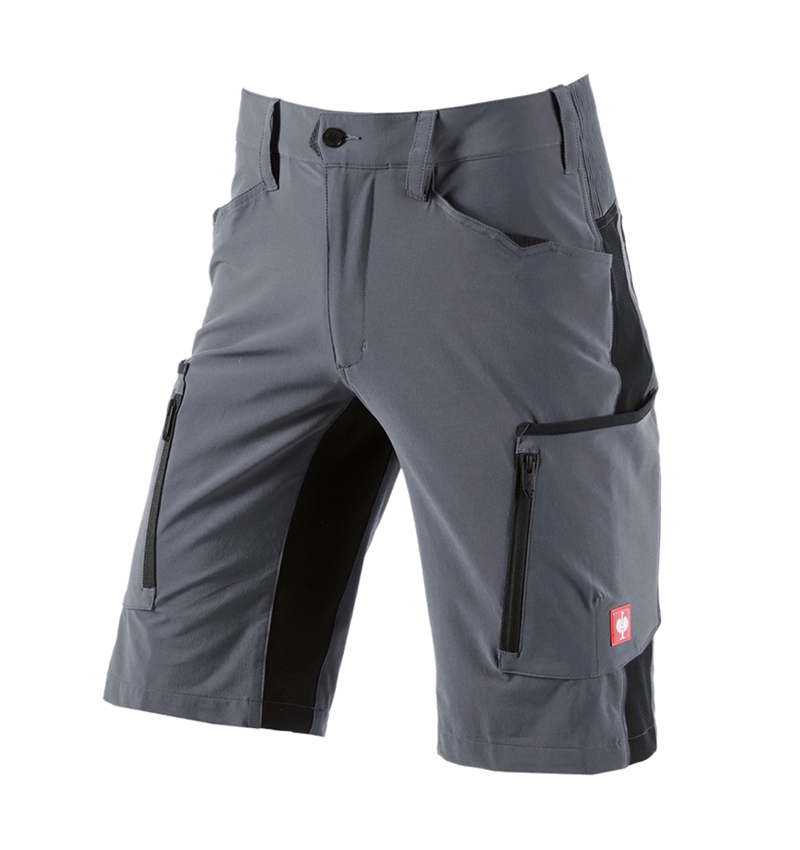 Gartneri / Landbrug / Skovbrug: Shorts e.s.vision stretch, herrer + grå/sort 1