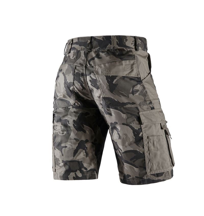 Work Trousers: Shorts e.s.camouflage + camouflage stonegrey 3