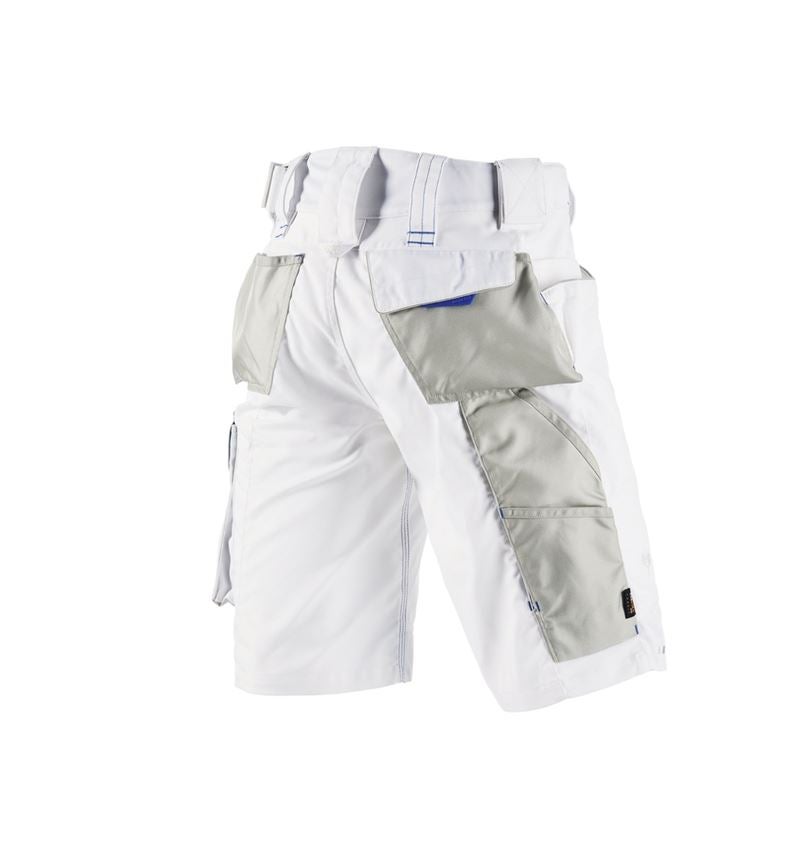 Work Trousers: Shorts e.s.motion 2020 + white/gentianblue 3