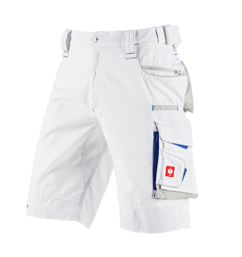 Work Trousers: Shorts e.s.motion 2020 + white/gentianblue 3