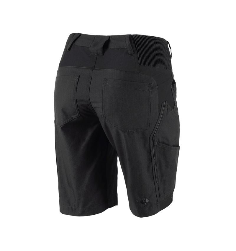 Work Trousers: Shorts e.s.vision, ladies' + black 3