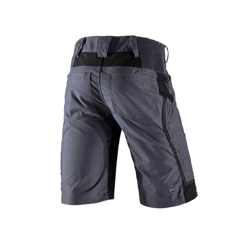 Work Trousers: Shorts e.s.vision, men's + pacific melange/black 3