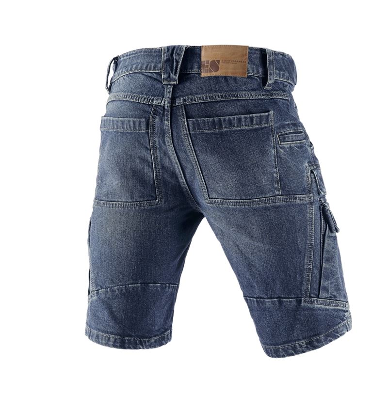 Arbejdsbukser: e.s. Cargo Worker jeans-shorts POWERdenim + darkwashed 3
