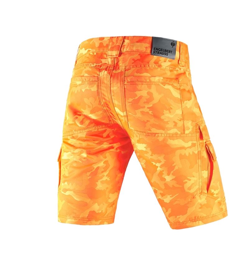Arbejdsbukser: e.s. shorts color camo + camouflage orange 3