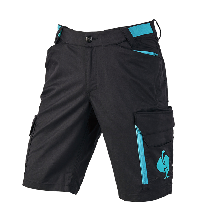 Topics: Shorts e.s.trail + black/lapisturquoise 2
