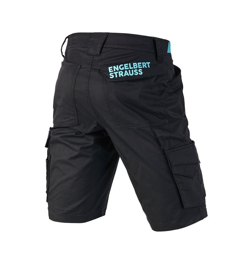 Work Trousers: Shorts e.s.trail + black/lapisturquoise 3