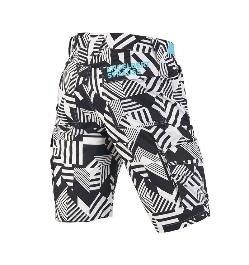 Topics: Shorts e.s.trail + black/white/lapisturquoise 3