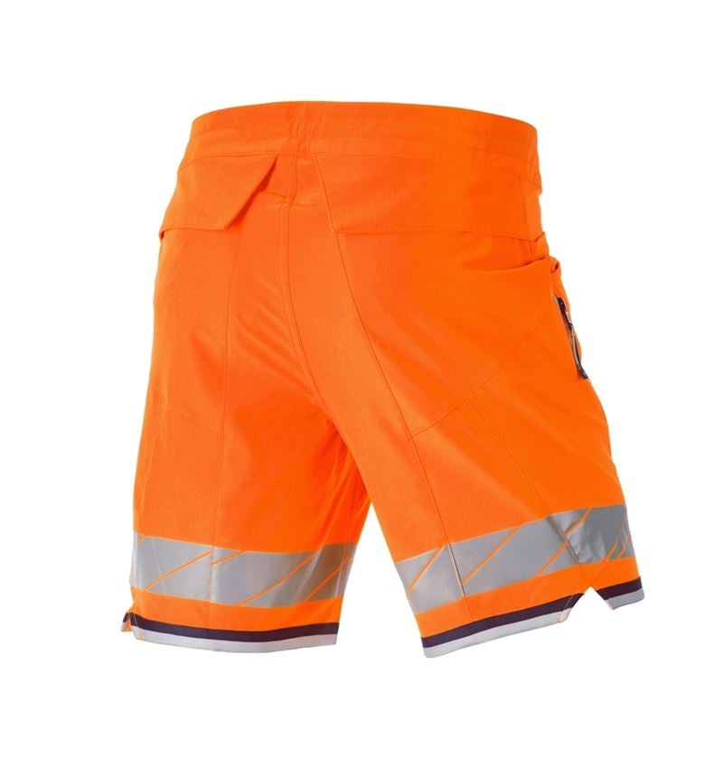 Work Trousers: Reflex functional shorts e.s.ambition + high-vis orange/navy 9