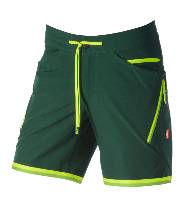 Beklædning: Shorts e.s.ambition + grøn/advarselsgul 6