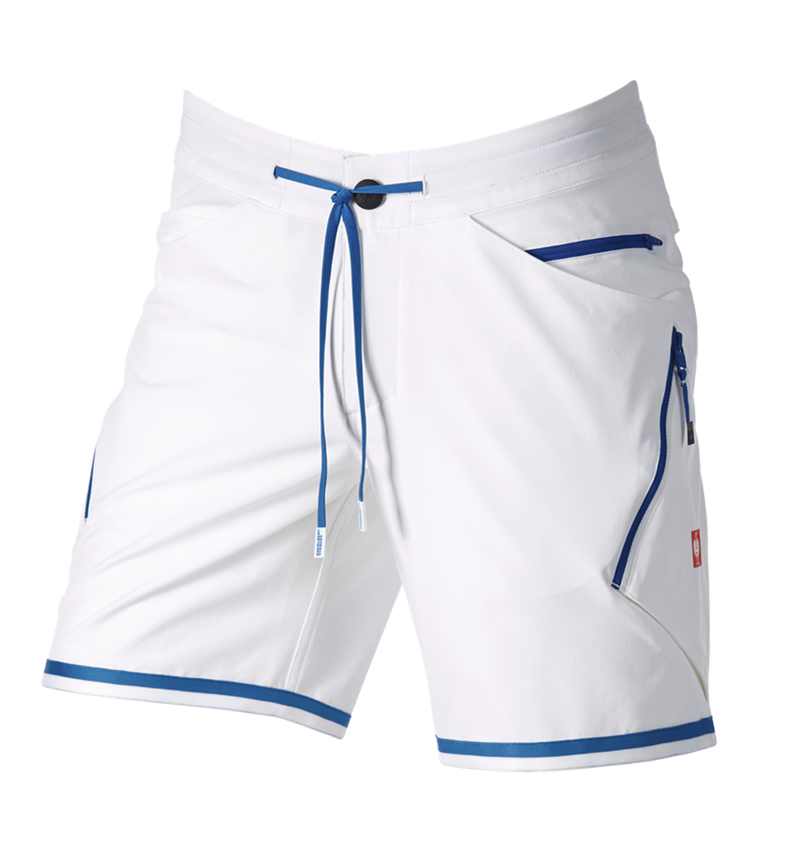 Arbejdsbukser: Shorts e.s.ambition + hvid/ensianblå 8