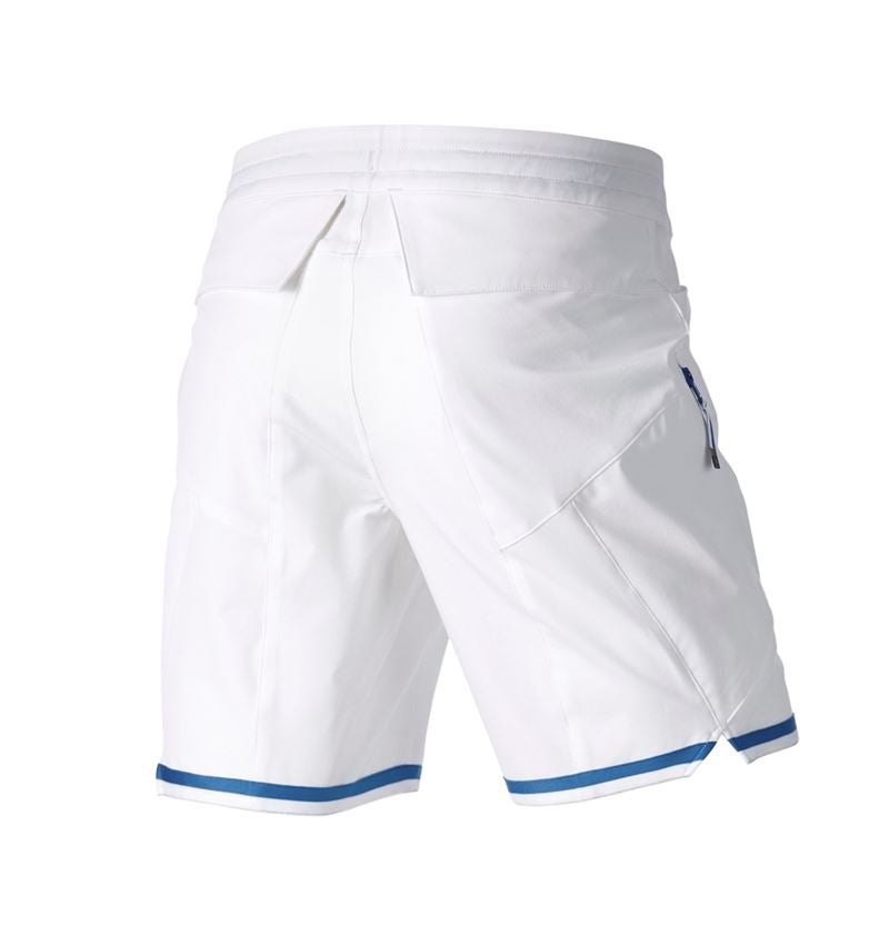 Arbejdsbukser: Shorts e.s.ambition + hvid/ensianblå 9