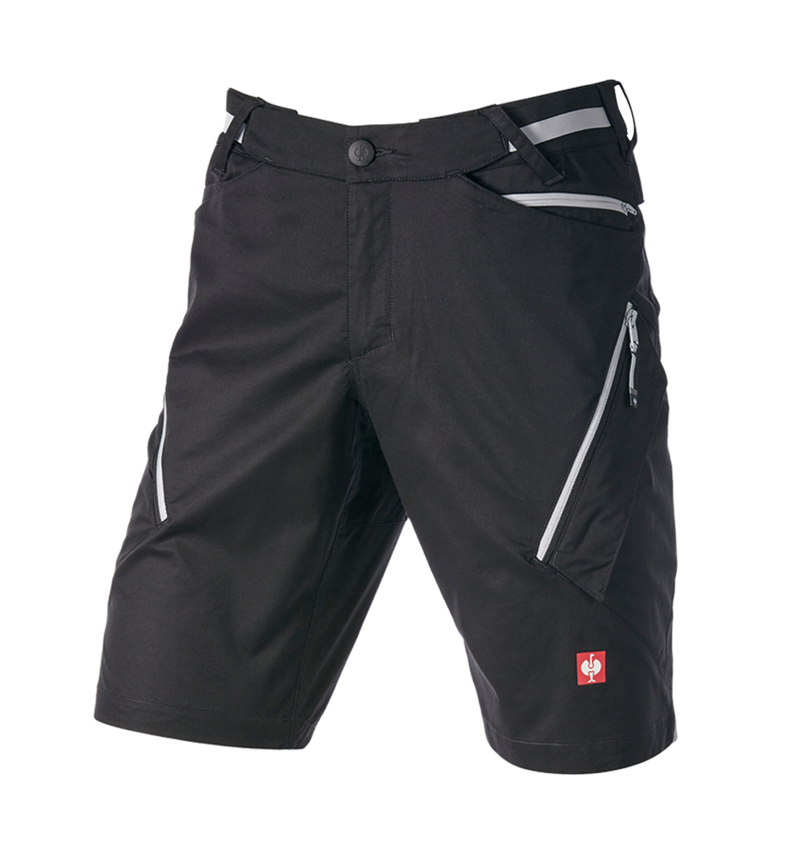 Arbejdsbukser: Multipocket- shorts e.s.ambition + sort/platin 5