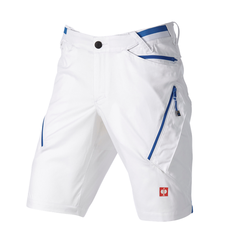 Beklædning: Multipocket- shorts e.s.ambition + hvid/ensianblå 6