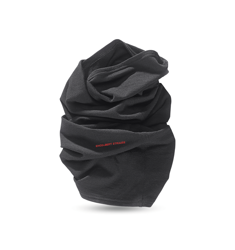Tilbehør: e.s. multifunktionstørklæde + sort
