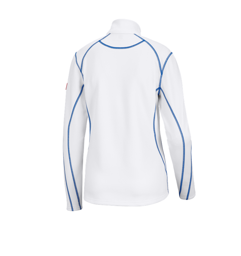 T-Shirts, Pullover & Skjorter: Damefunkt.pullover termostretch e.s.motion 2020 + hvid/ensianblå 3