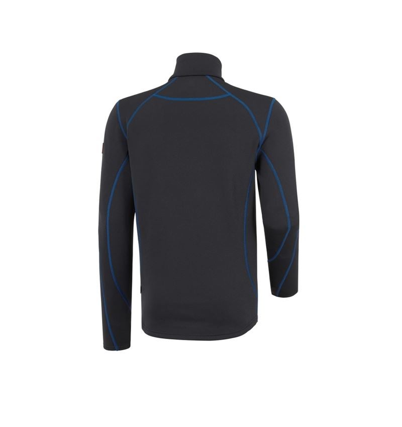 T-Shirts, Pullover & Skjorter: Funk.trøje thermo stretch e.s.motion 2020 + grafit/ensianblå 3