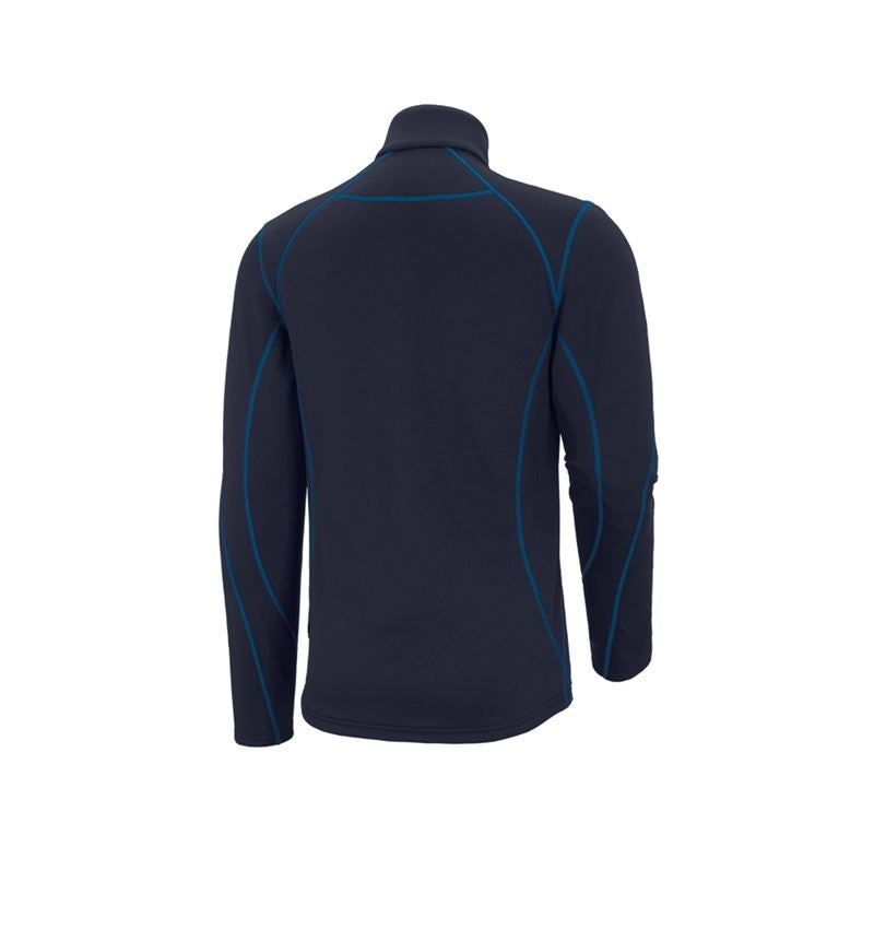 T-Shirts, Pullover & Skjorter: Funk.trøje thermo stretch e.s.motion 2020 + mørkeblå/atol 3