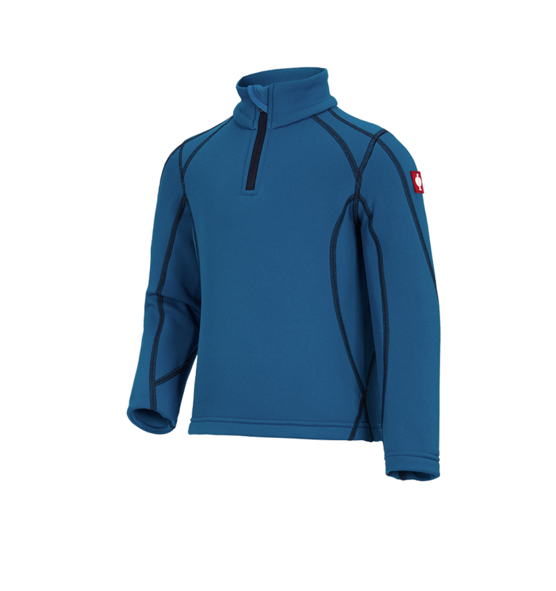Shirts, Pullover & more: Funct.Troyer thermo stretch e.s.motion 2020 child. + atoll/navy