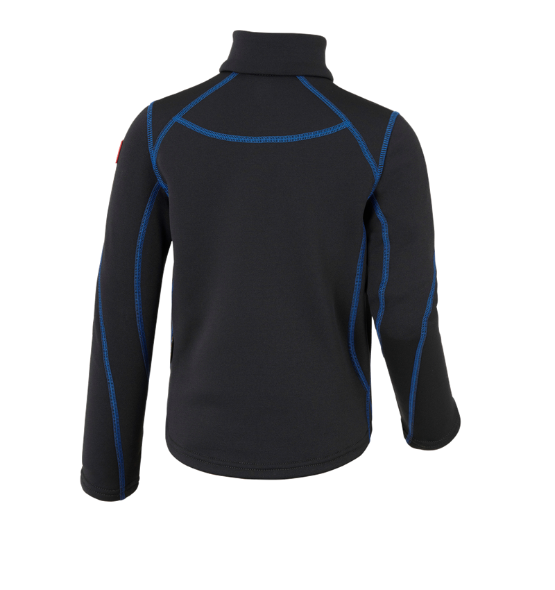T-Shirts, Pullover & Skjorter: Funk.trøje m.høj krave termostretch e.s.motion2020 + grafit/ensianblå 3