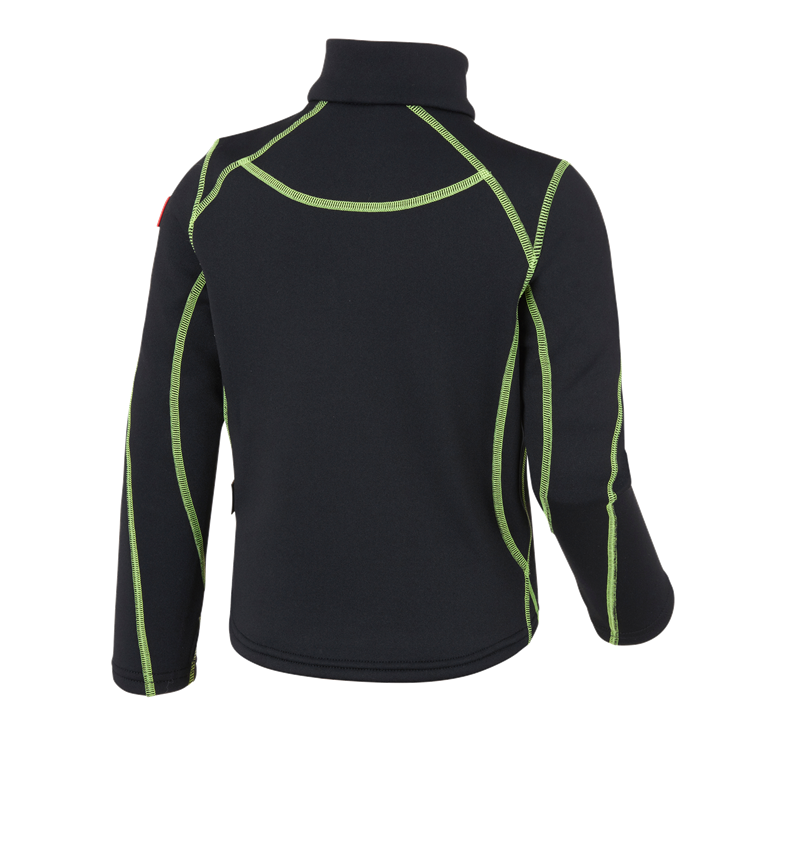 Shirts, Pullover & more: Funct.Troyer thermo stretch e.s.motion 2020 child. + black/high-vis yellow/high-vis orange 3