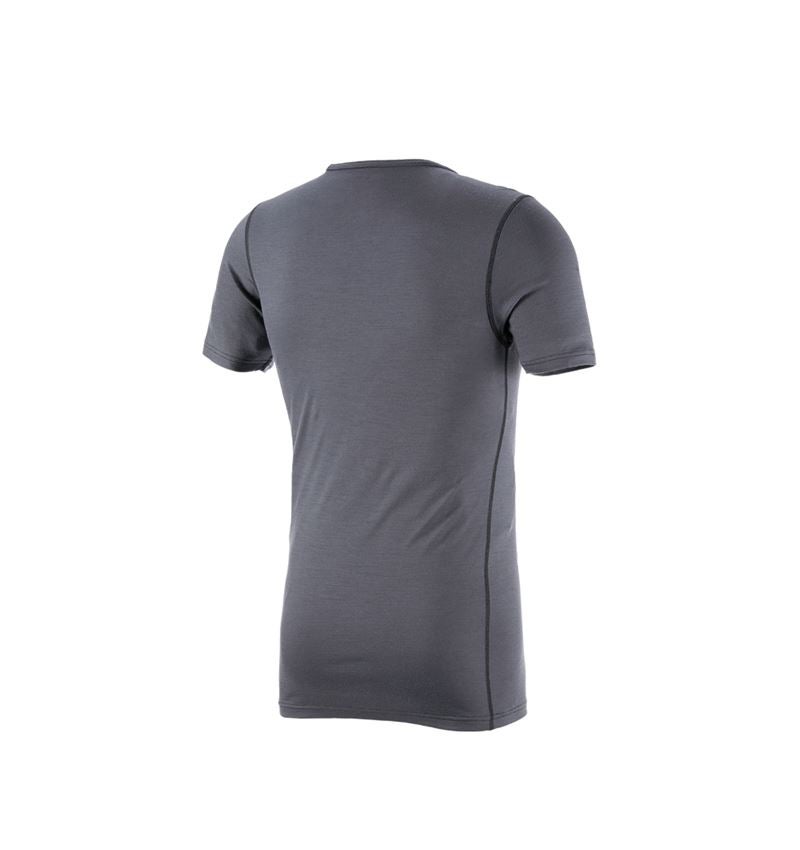 Underwear | Functional Underwear: e.s. T-shirt Merino, men's + cement/graphite 2