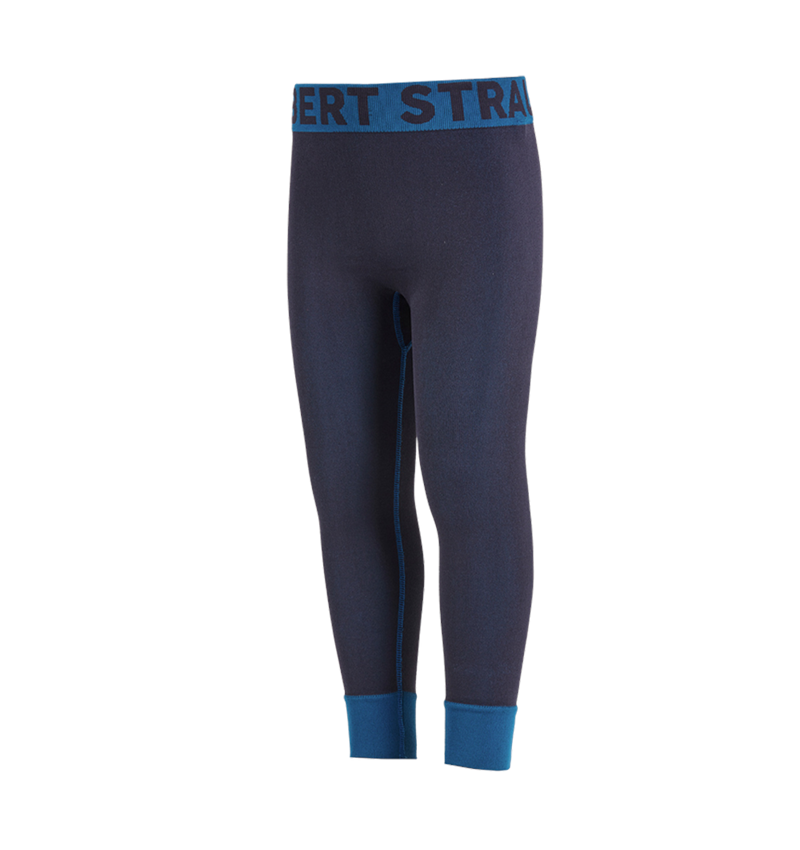 Thermal Underwear: e.s. functional long-pants seamless-warm, children + navy 2
