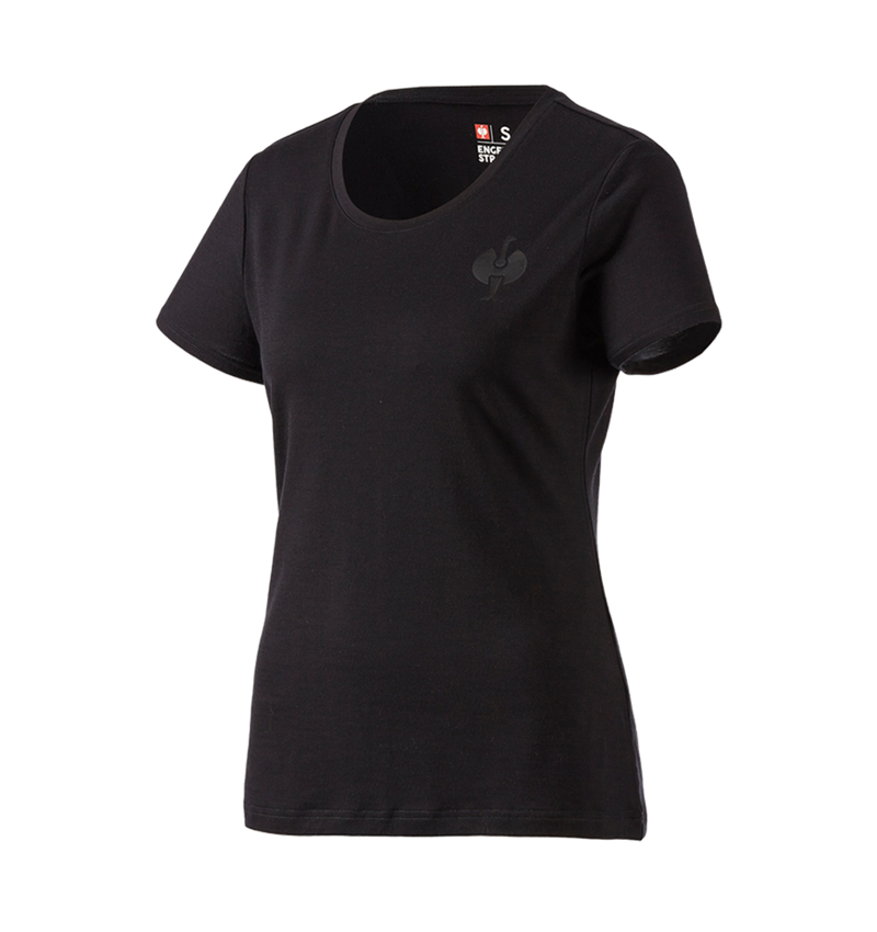 T-Shirts, Pullover & Skjorter: T-Shirt Merino e.s.trail, damer + sort 2
