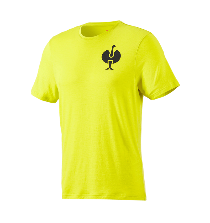 T-Shirts, Pullover & Skjorter: T-Shirt Merino e.s.trail + syregul/sort 2