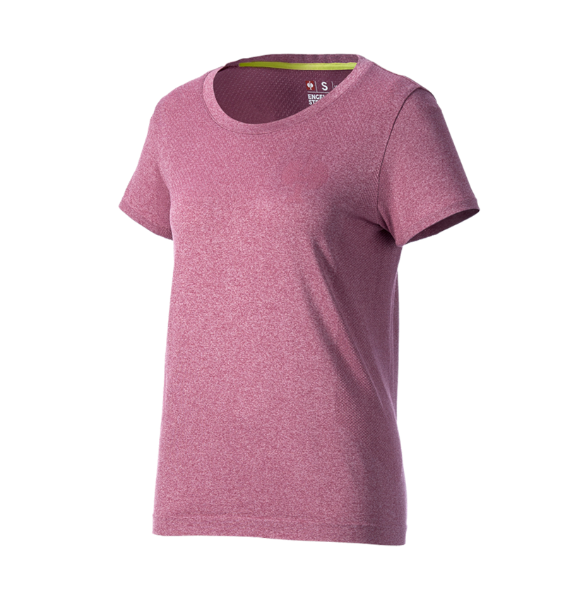T-Shirts, Pullover & Skjorter: T-Shirt seamless e.s.trail, damer + tarapink melange 5