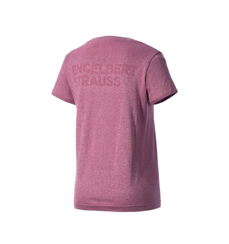 T-Shirts, Pullover & Skjorter: T-Shirt seamless e.s.trail, damer + tarapink melange 6