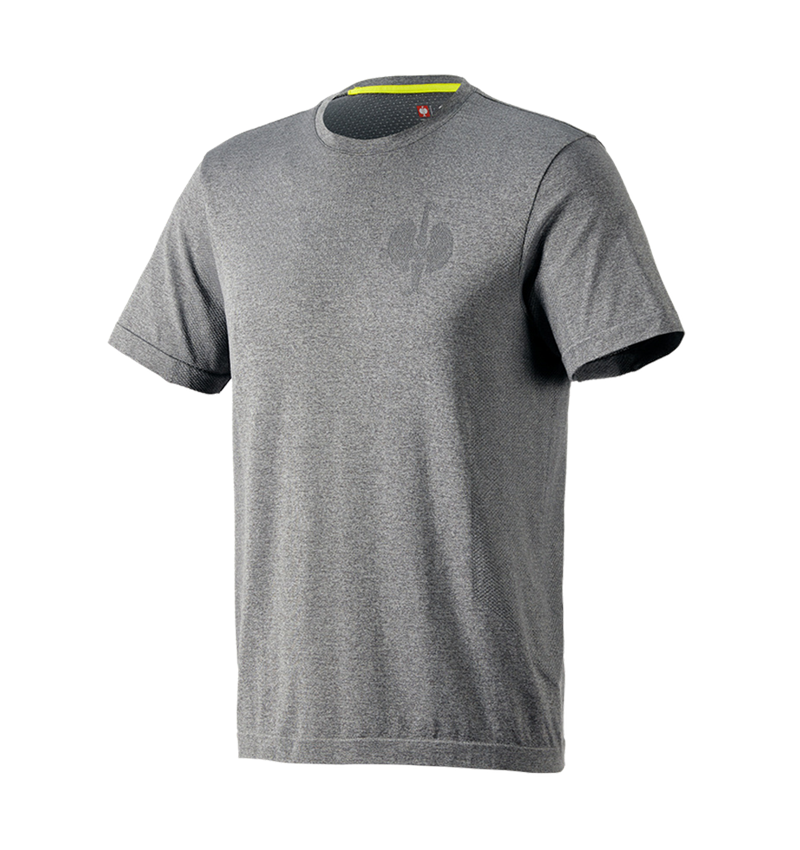 T-Shirts, Pullover & Skjorter: T-Shirt seamless e.s.trail + basaltgrå melange 3