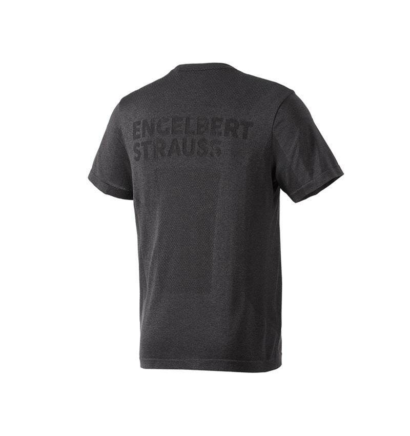 T-Shirts, Pullover & Skjorter: T-Shirt seamless e.s.trail + sort meleret 3