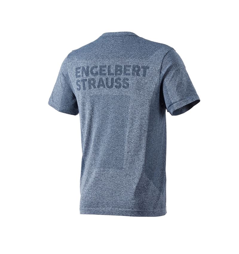 Beklædning: T-Shirt seamless e.s.trail + dybblå melange 3